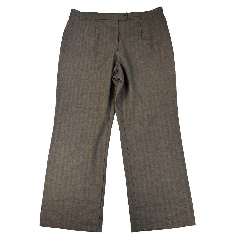 East 5th Women's 20W Secretly Slender Brown Trouser Pants Career Business Office